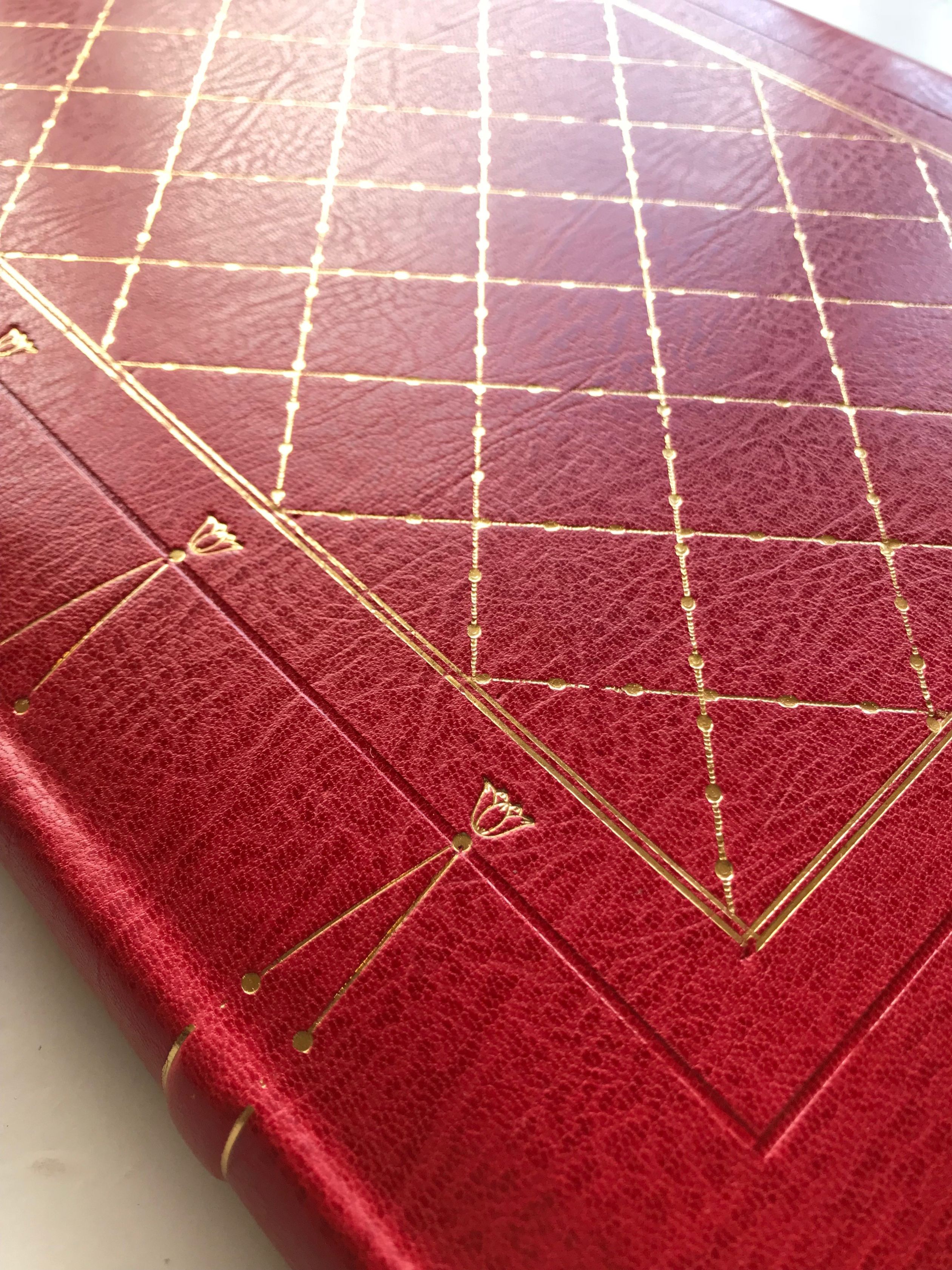 Rosy Gray at work in Black Cat Bindery